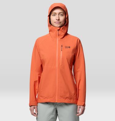 Women's Stretch Ozonic Rain Jacket, Color: Aspect, image 5