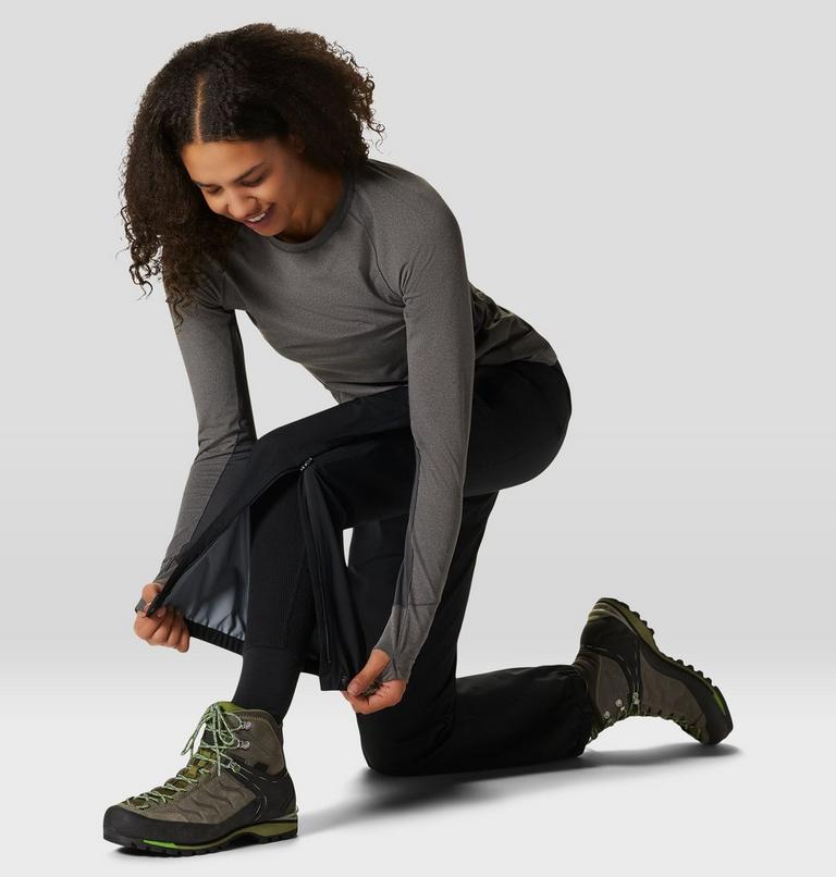 Women's Stretch Ozonic Rain Pant, Color: Black, image 7