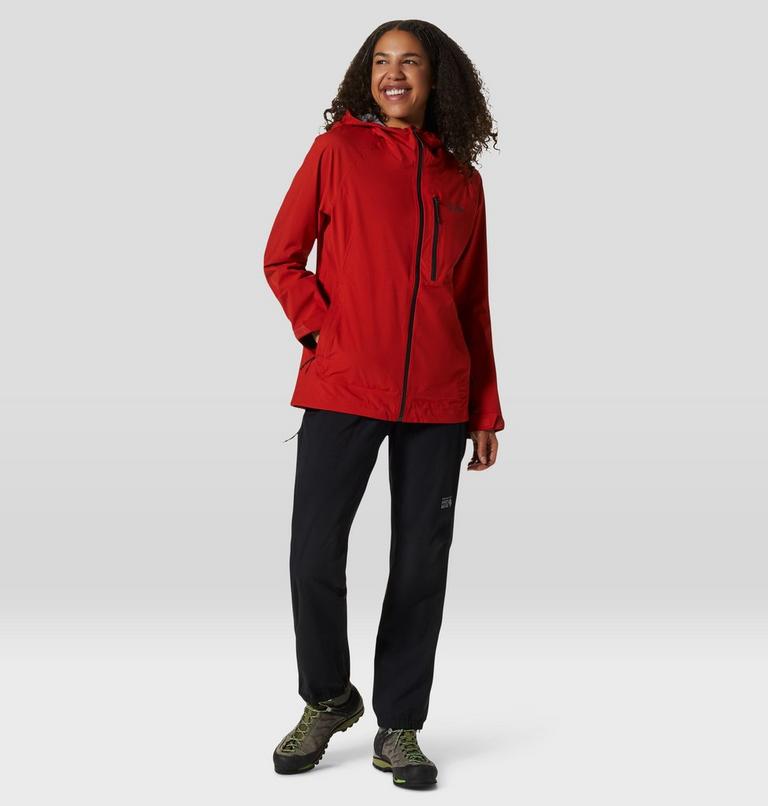 Women's Stretch Ozonic Rain Pant, Color: Black, image 2