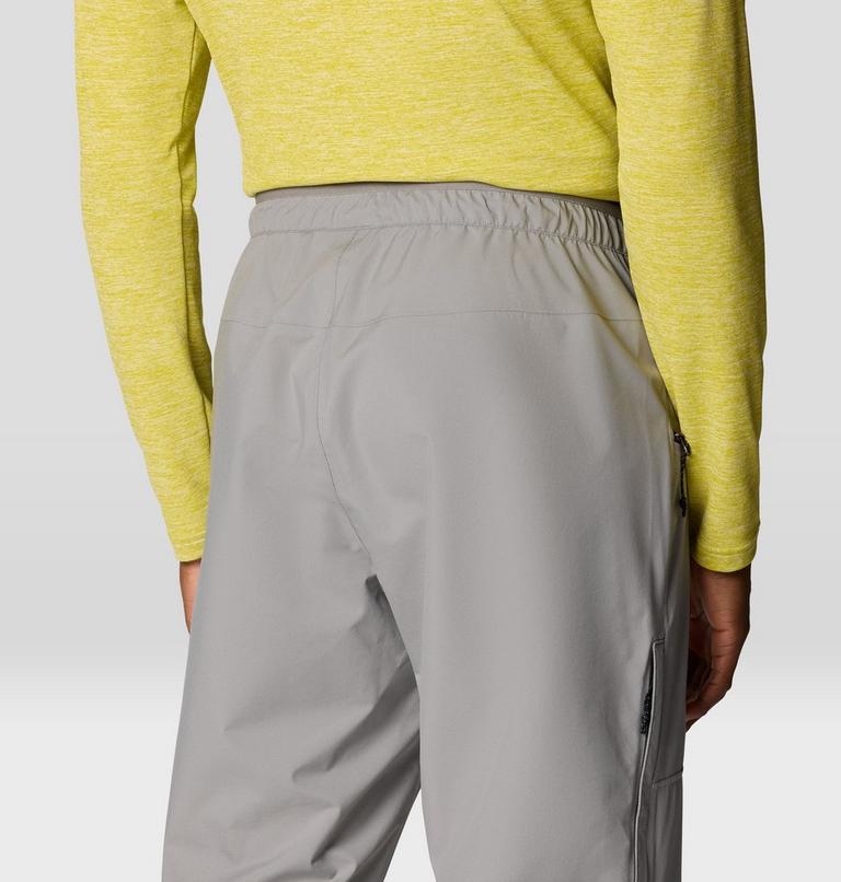 Men's Stretch Ozonic Rain Pant, Color: Approaching Storm, image 7