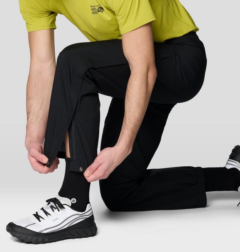 Men's Stretch Ozonic Rain Pant, Color: Black, image 7