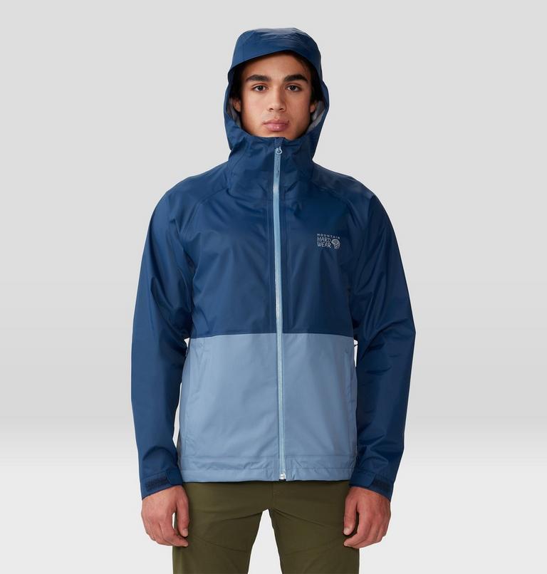 Manteau Threshold, Color: Light Zinc, Hardwear Navy, image 12