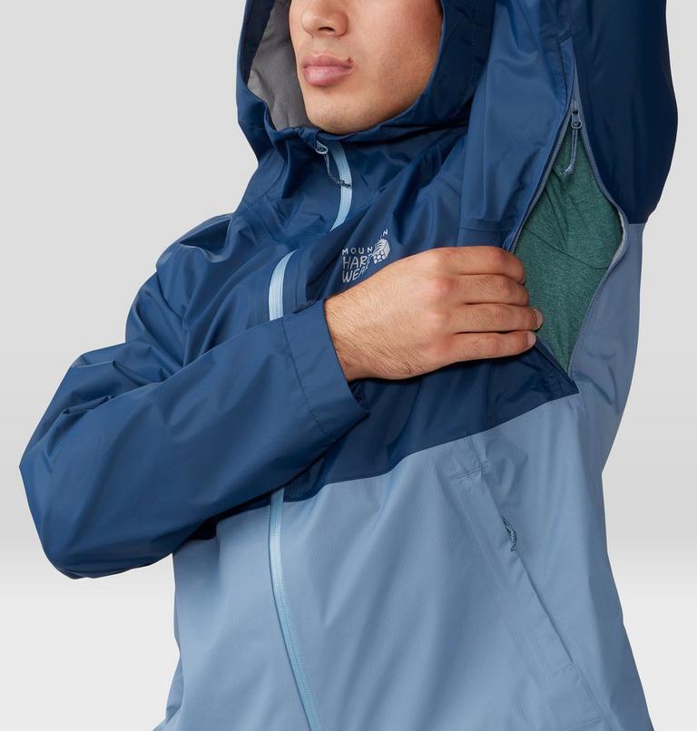 Manteau Threshold, Color: Light Zinc, Hardwear Navy, image 8