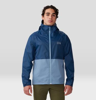 Men's Threshold Jacket, Color: Light Zinc, Hardwear Navy, image 1