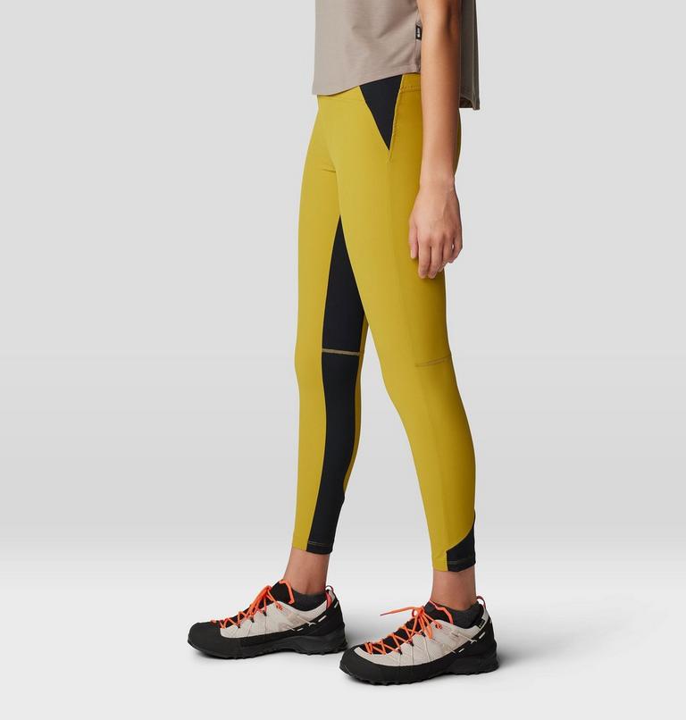 Women's Chockstone Tight, Color: Dark Citron, image 3