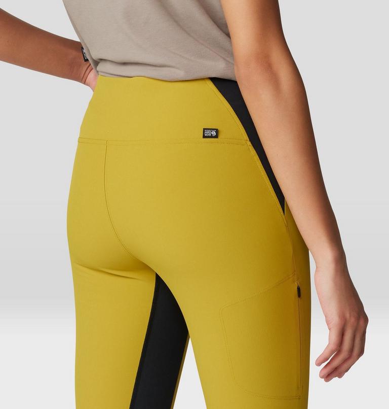Women's Chockstone Tight, Color: Dark Citron, image 5