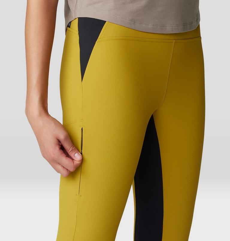 Women's Chockstone Tight, Color: Dark Citron, image 6