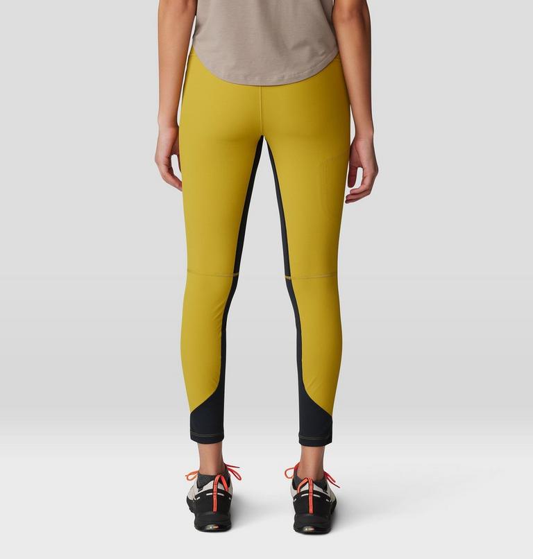 Women's Chockstone Tight, Color: Dark Citron, image 2
