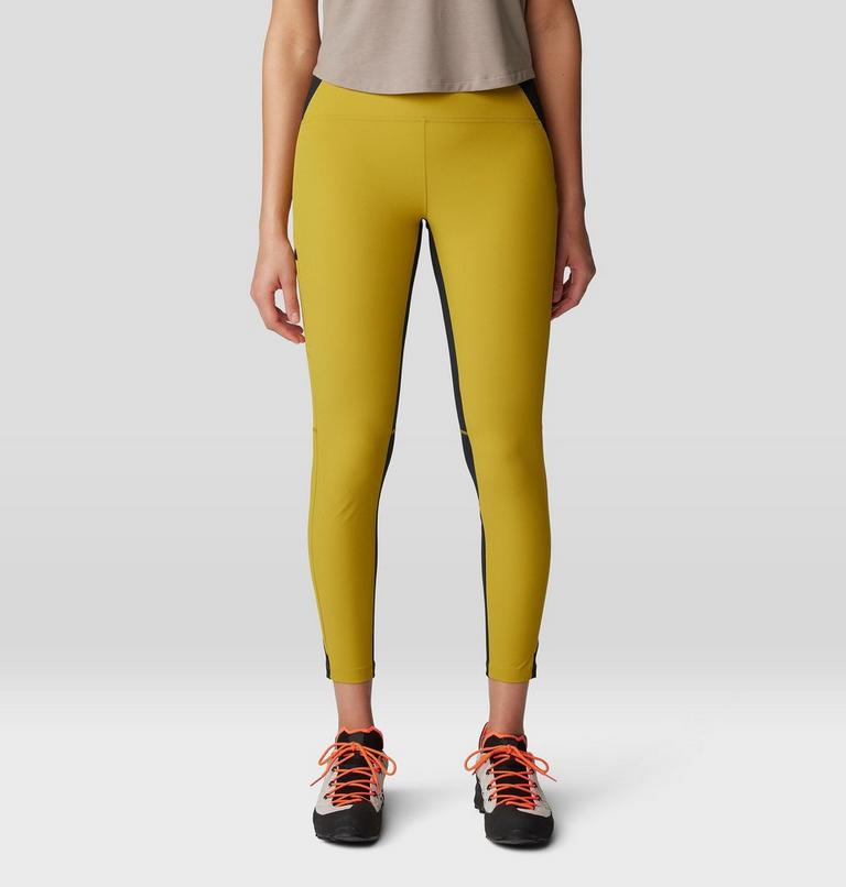 Women's Chockstone Tight, Color: Dark Citron, image 1