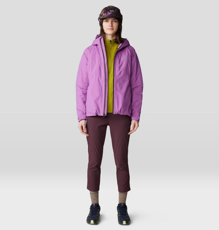 Women's Dynama Crop, Color: Blackberry, image 8