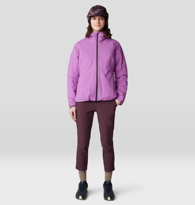 Women's Dynama Crop, Color: Blackberry, image 9