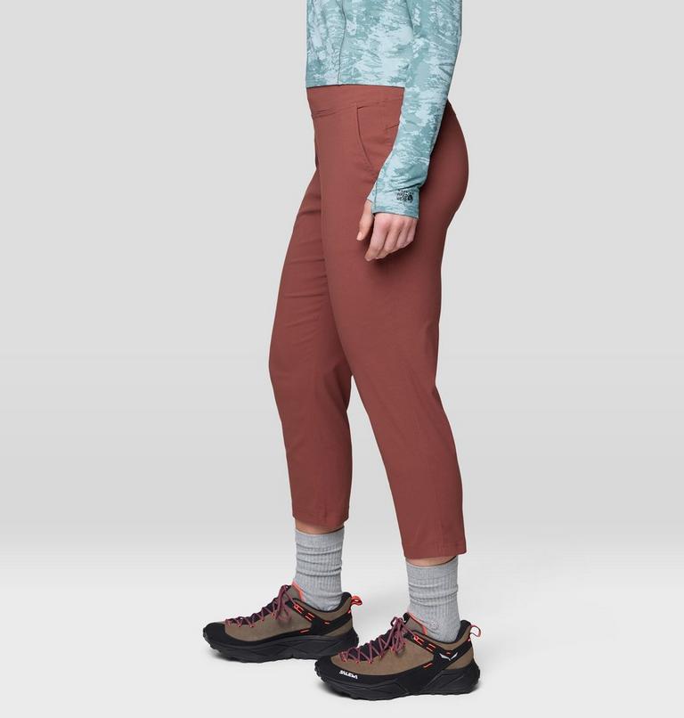 Women's Dynama Crop, Color: Bourbon Brown, image 4
