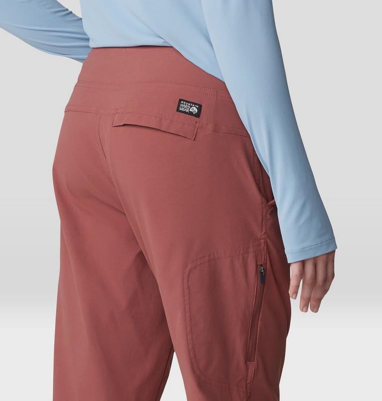 Women's Dynama Crop, Color: Clay Earth, image 6