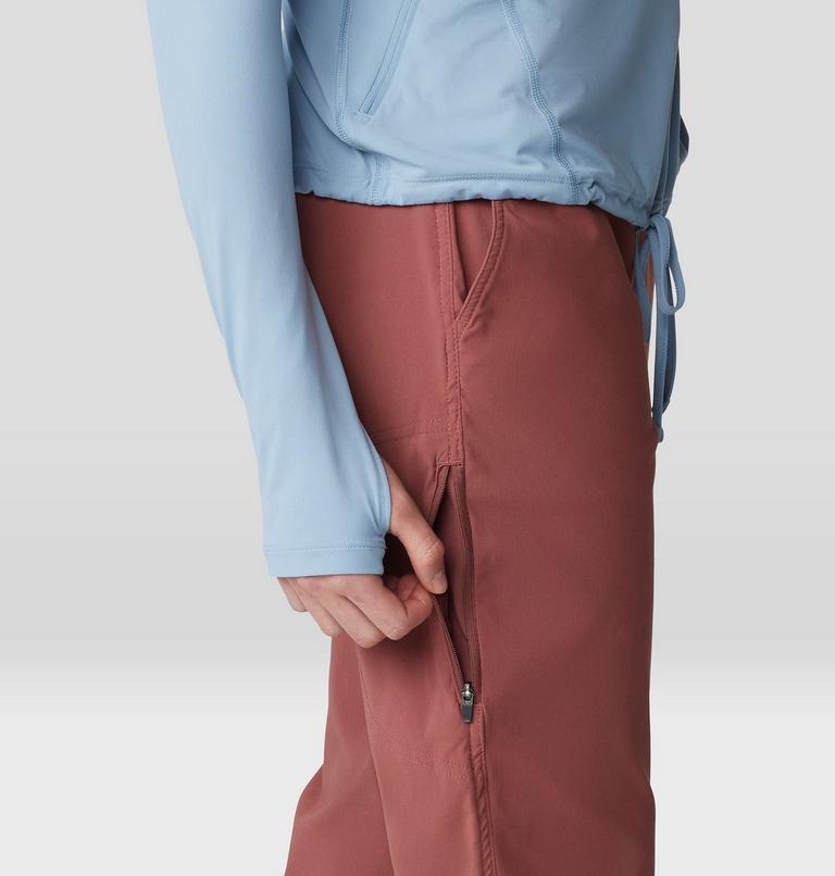 Women's Dynama Crop, Color: Clay Earth, image 7