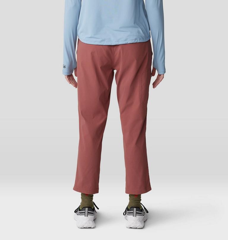 Women's Dynama Crop, Color: Clay Earth, image 3