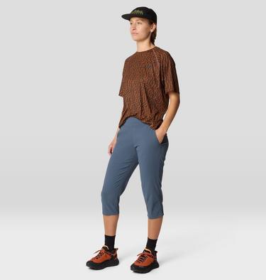 Women's Dynama Capri, Color: Moon Blue, image 2