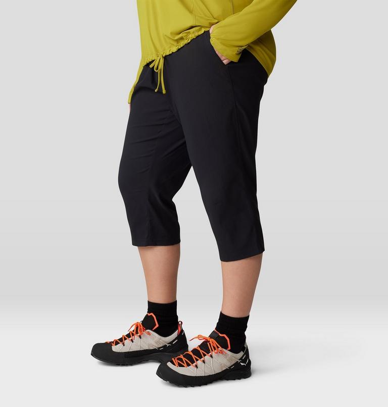 Women's Dynama Capri - Plus Size, Color: Black, image 4