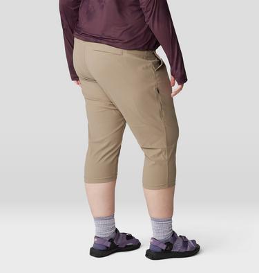 Women's Dynama Capri - Plus Size, Color: Khaki, image 3