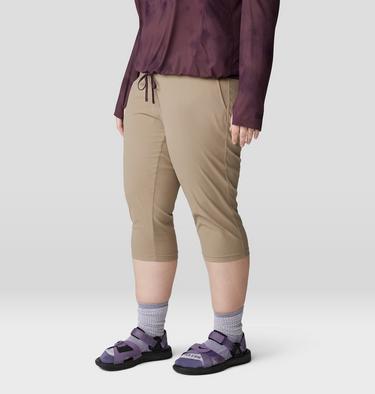 Women's Dynama Capri - Plus Size, Color: Khaki, image 1