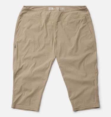 Women's Dynama Capri - Plus Size, Color: Khaki, image 2