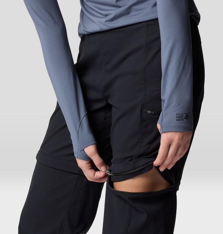 Women's Dynama Convertible Pant, Color: Black, image 7
