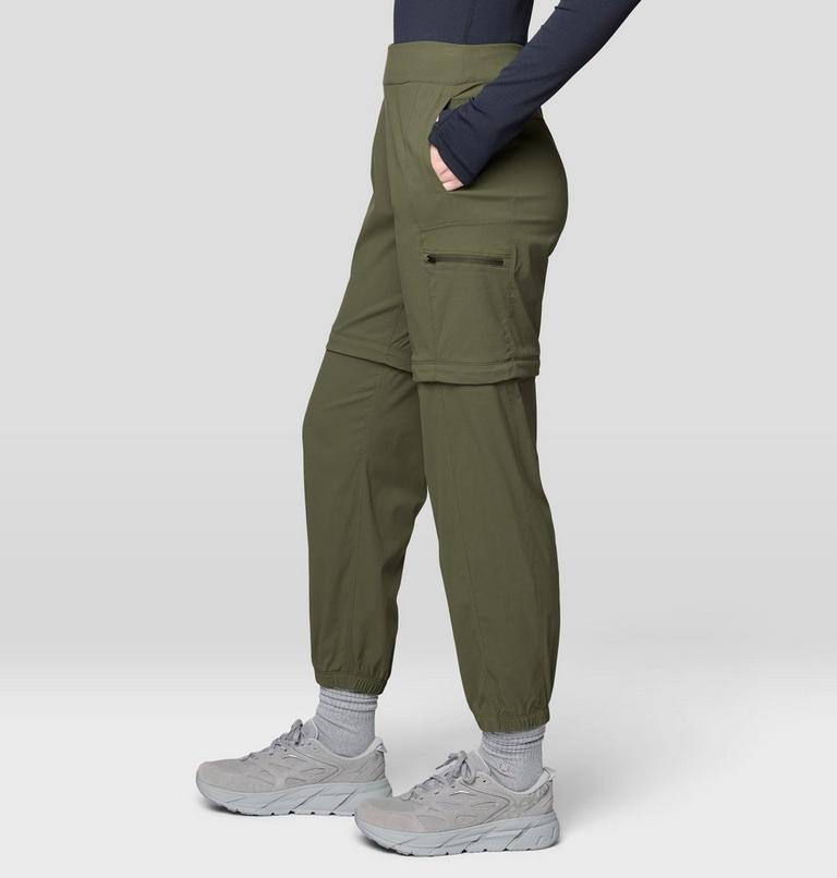 Women's Dynama Convertible Pant, Color: Dark Pine, image 4