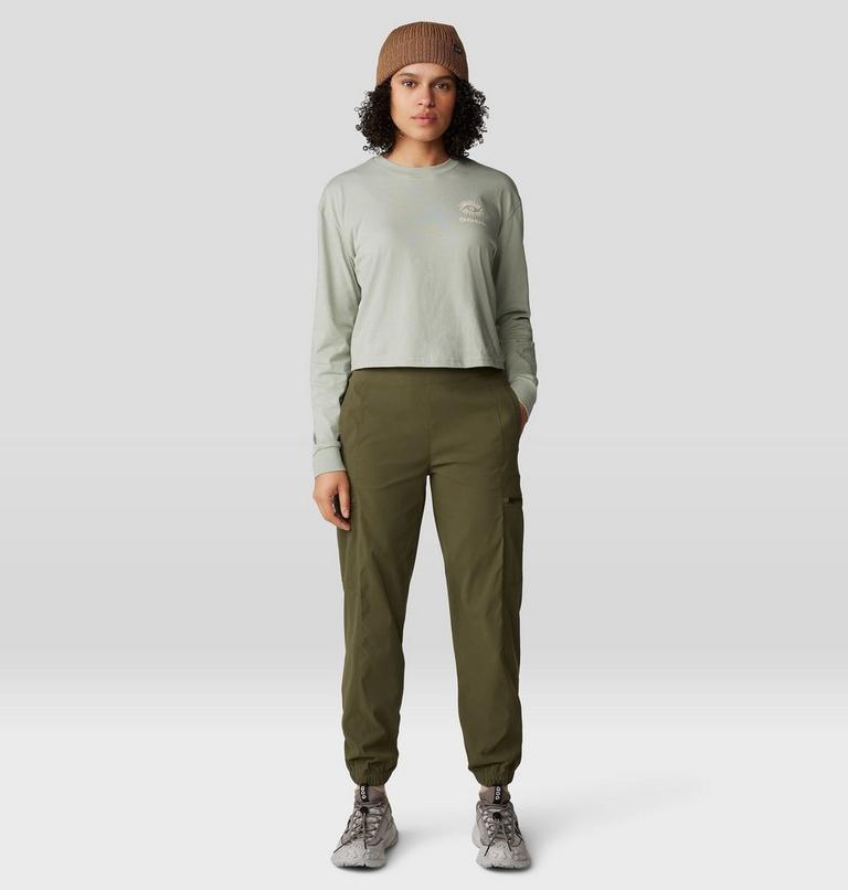 Women's Dynama High Rise Utility Jogger, Color: Dark Pine, image 8