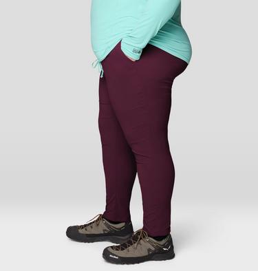 Women's Dynama Ankle Pant - Plus Size, Color: Deep Mulberry, image 6