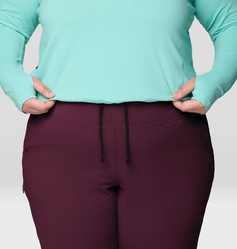 Women's Dynama Ankle Pant - Plus Size, Color: Deep Mulberry, image 4