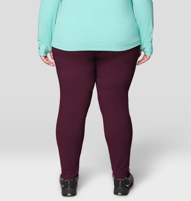 Women's Dynama Ankle Pant - Plus Size, Color: Deep Mulberry, image 2