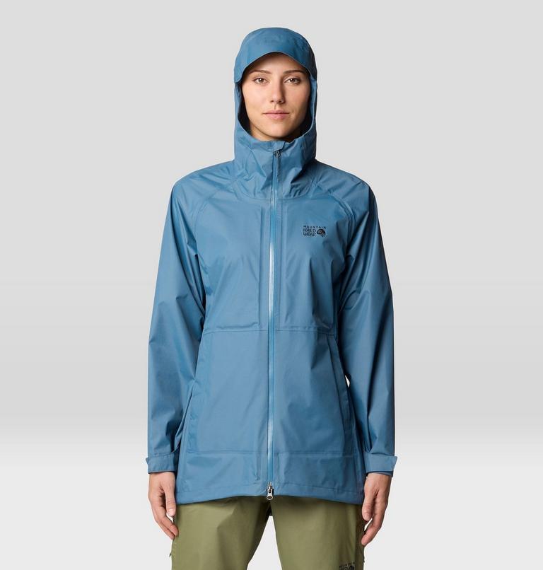 Women's Threshold Parka, Color: Adriatic Blue, image 10