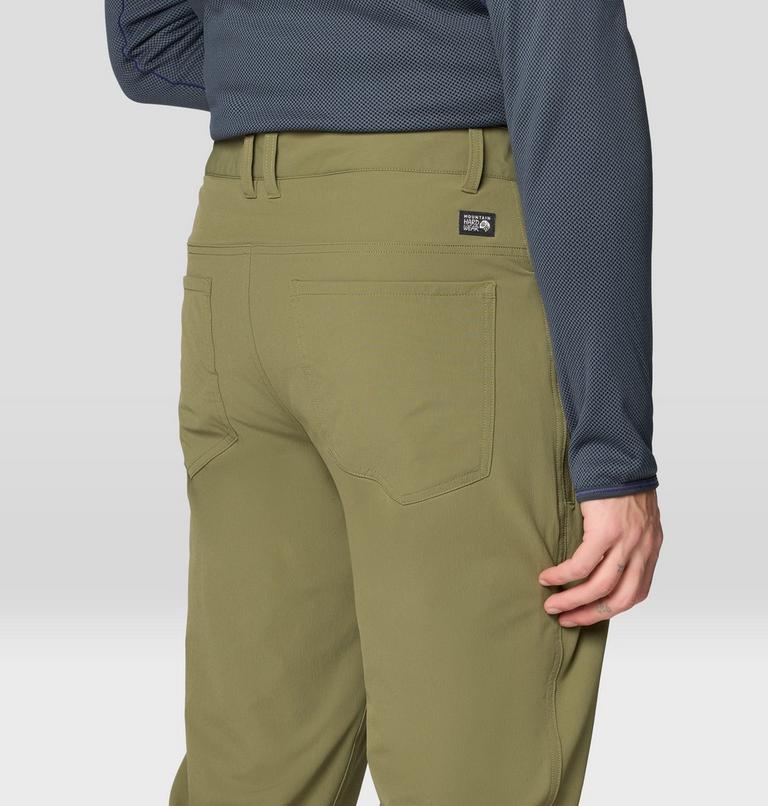 Men's Yumalino Lined Pant, Color: Combat Green, image 6