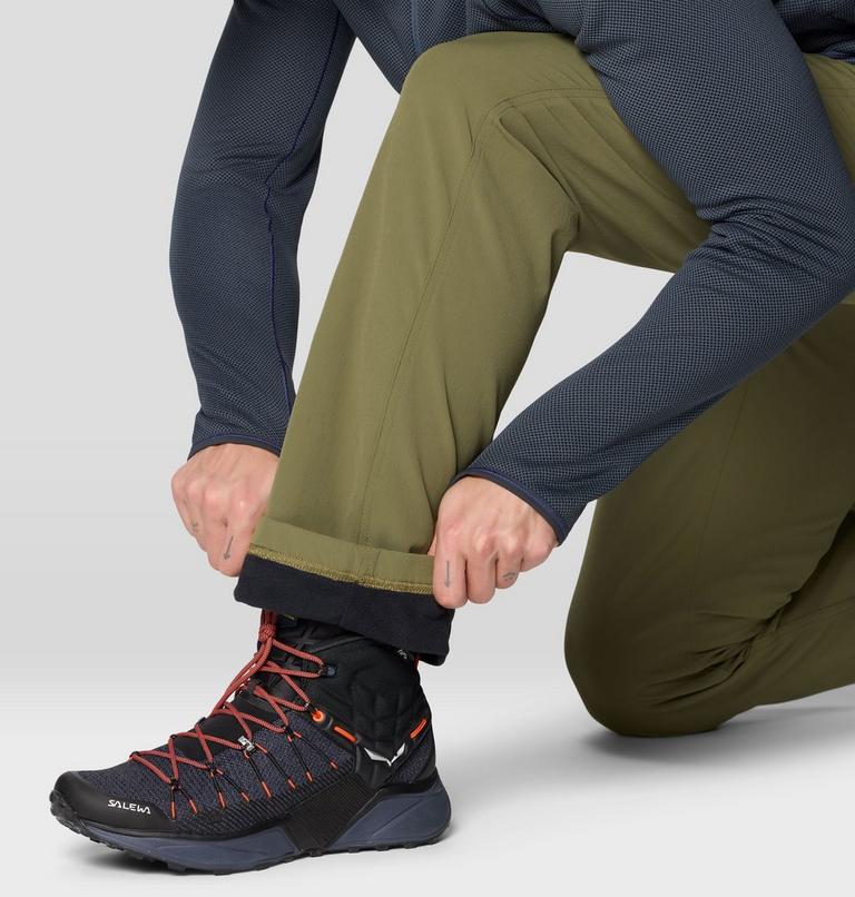 Men's Yumalino Lined Pant, Color: Combat Green, image 7