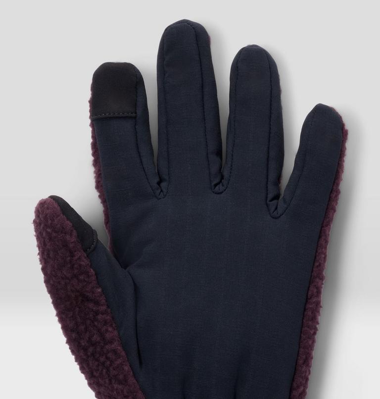 HiCamp Fleece Glove, Color: Deep Mulberry, image 3