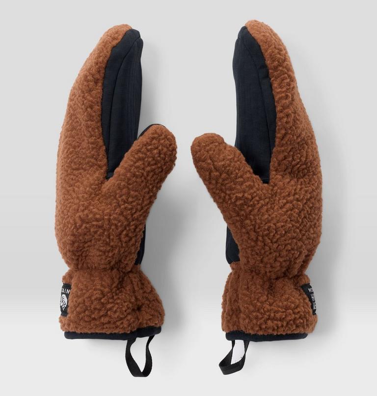 Men's HiCamp Fleece Mitt, Color: Cocoa Brown, image 2