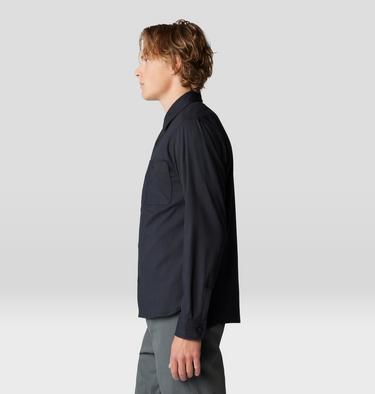 Men's Voyager One Long Sleeve Flannel, Color: Black, image 19