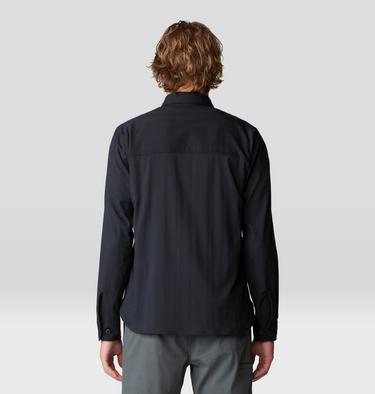 Men's Voyager One Long Sleeve Flannel, Color: Black, image 18