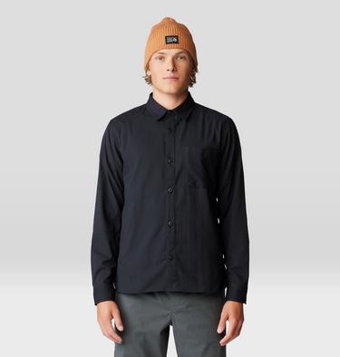 Men's Voyager One Long Sleeve Flannel, Color: Black, image 17