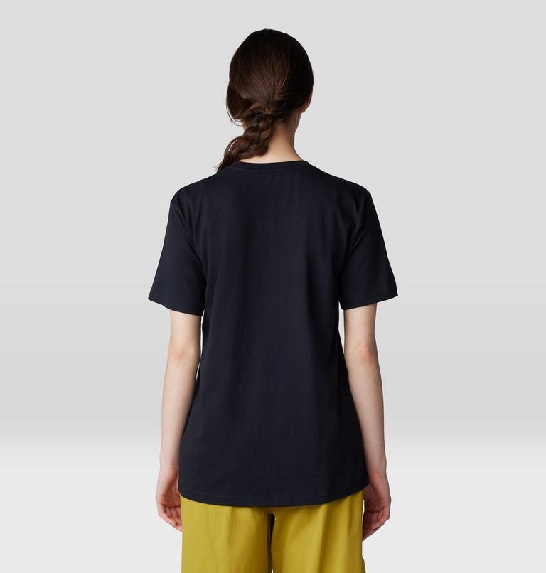 Women's MHW Logo Short Sleeve, Color: Black, image 2