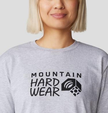 Women's MHW Logo Short Sleeve, Color: Hardwear Grey Heather, image 8