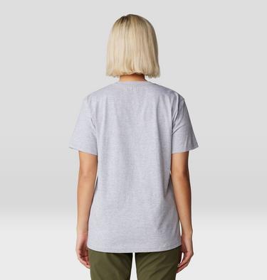 Women's MHW Logo Short Sleeve, Color: Hardwear Grey Heather, image 6
