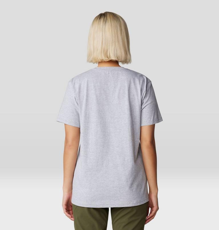 Women's MHW Logo Short Sleeve, Color: Hardwear Grey Heather, image 2