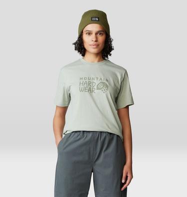 Women's MHW Logo Short Sleeve, Color: White Sage, image 4
