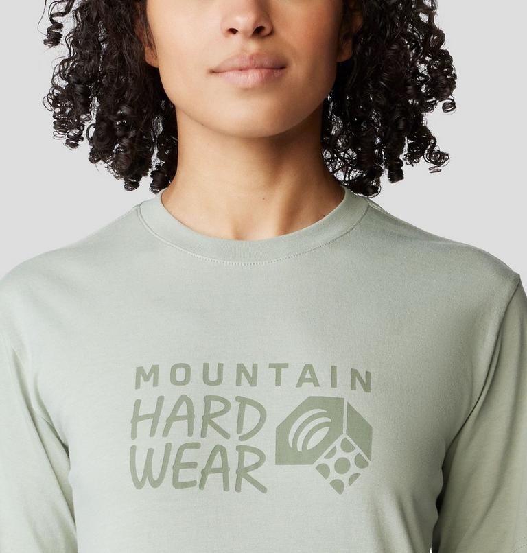 Women's MHW Logo Short Sleeve, Color: White Sage, image 5