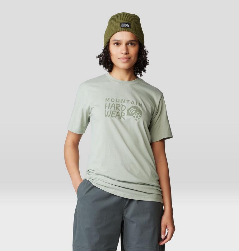 Women's MHW Logo Short Sleeve, Color: White Sage, image 6