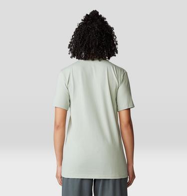 Women's MHW Logo Short Sleeve, Color: White Sage, image 2