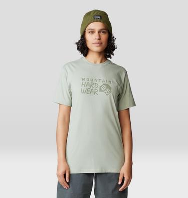 Women's MHW Logo Short Sleeve, Color: White Sage, image 1
