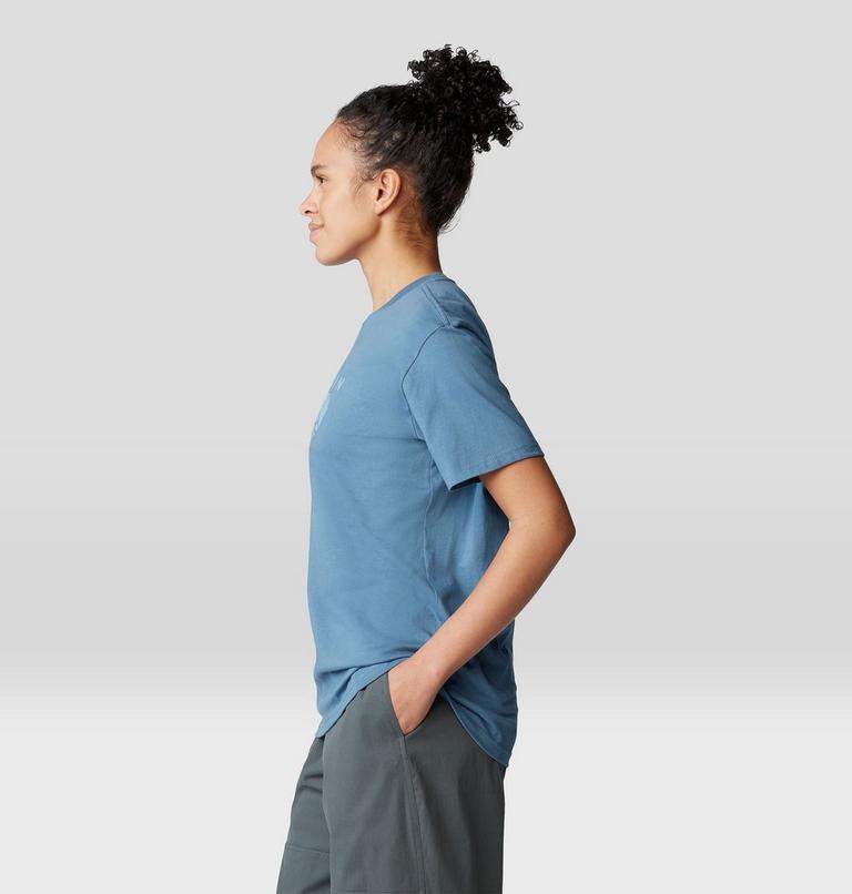 Women's MHW Logo Short Sleeve, Color: Adriatic Blue, image 3