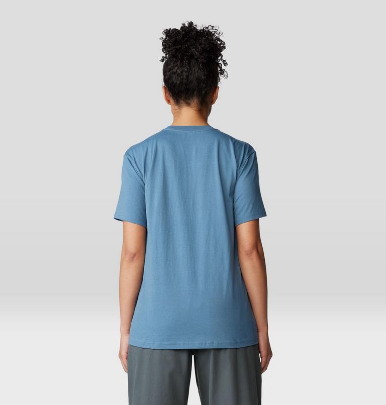 Women's MHW Logo Short Sleeve, Color: Adriatic Blue, image 2