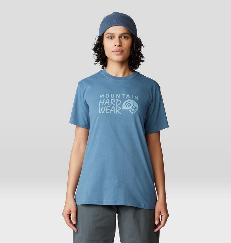 Women's MHW Logo Short Sleeve, Color: Adriatic Blue, image 1